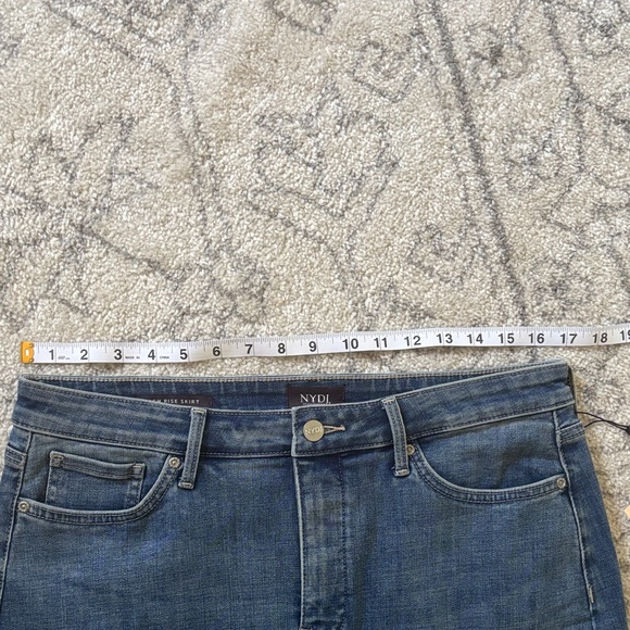 NYDJ Denim Midi Skirt Size 8 - Picture 4 of 9